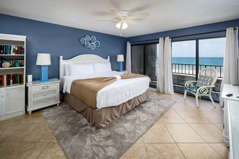 Tiled master is a great amenity.