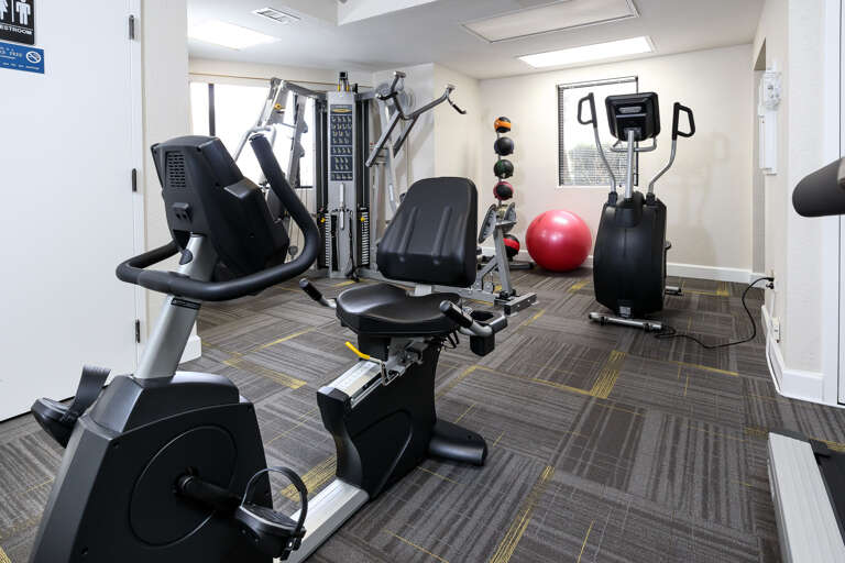 There are also weights and the ball to add into your routine.  