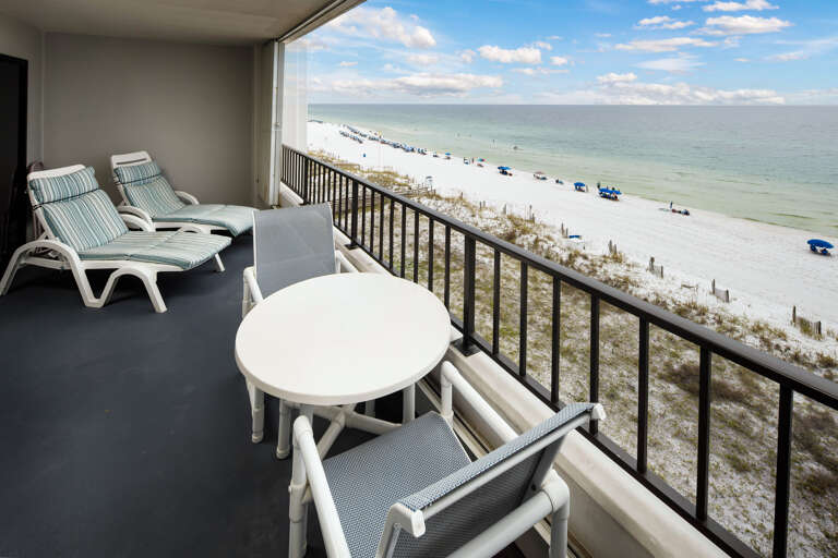 Plenty of seating to enjoy the views.