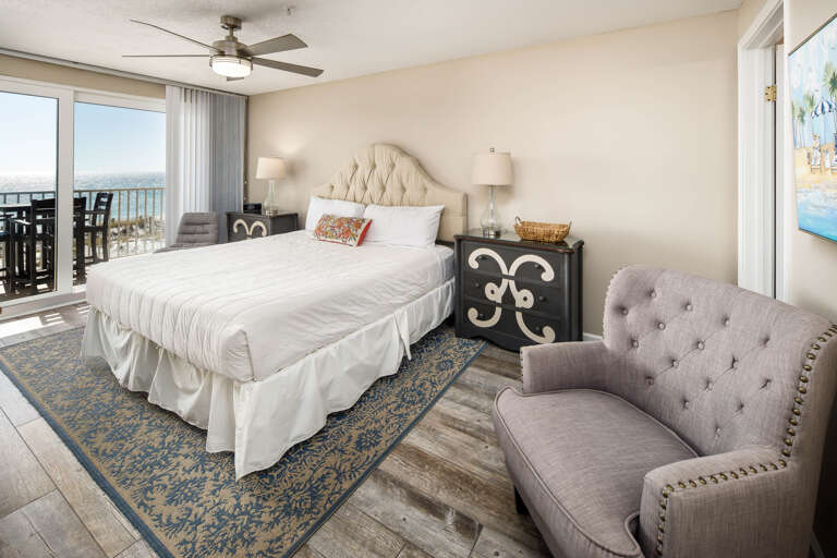 Take in the early morning glow of the sun coming up over the beautiful emerald waters