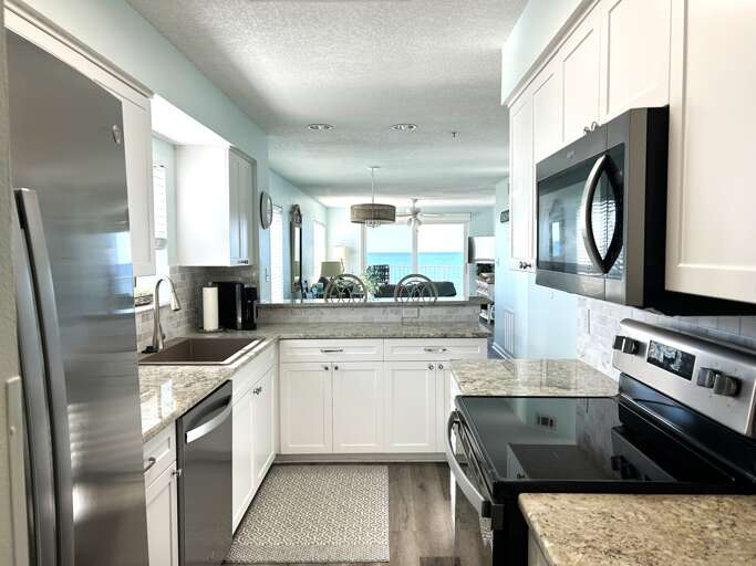 Another view of updated kitchen