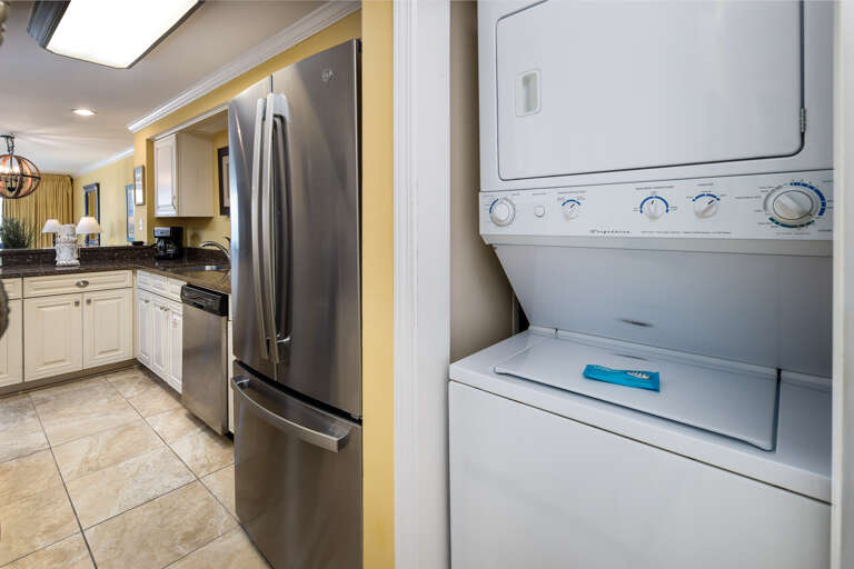 In unit washer and dryer for your laundry needs 