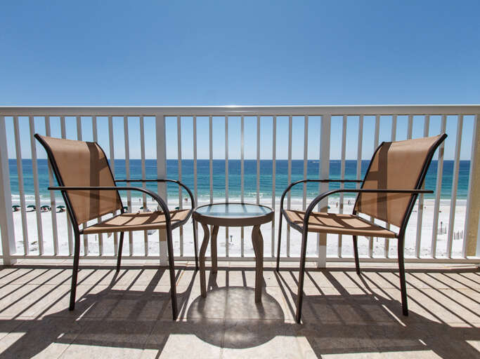 Relax and unwind on your private balcony! 