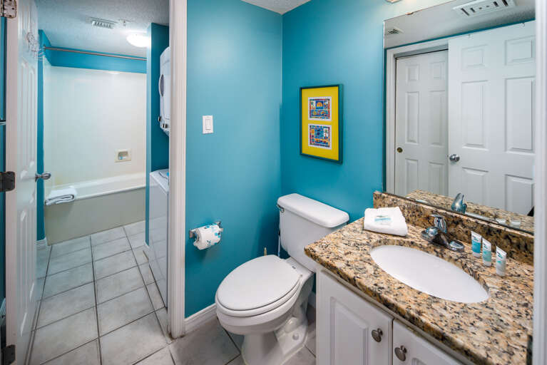Bathroom entrance right off the primary bedroom Bathroom entrance right off the primary bedroom