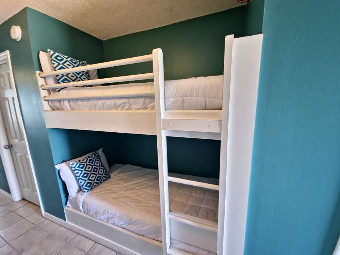 Offering a different view of the built in bunks Offering a different view of the built in bunks