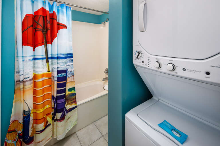 Keep up with those beach towels and bathing suits with this washer and dryer combo Keep up with those beach towels and bathing suits with this washer and dryer combo