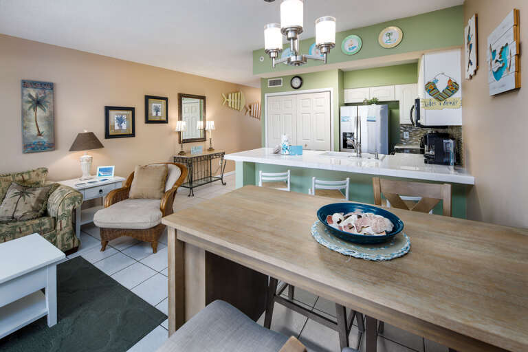 The Dining area is conveniently located in close proximity to the Kitchen