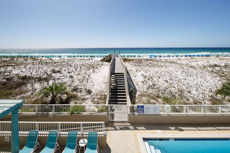 Enjoy our sugary white sands!