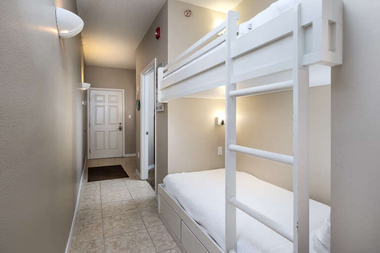 Another view of the bunks looking back toward the entry door.