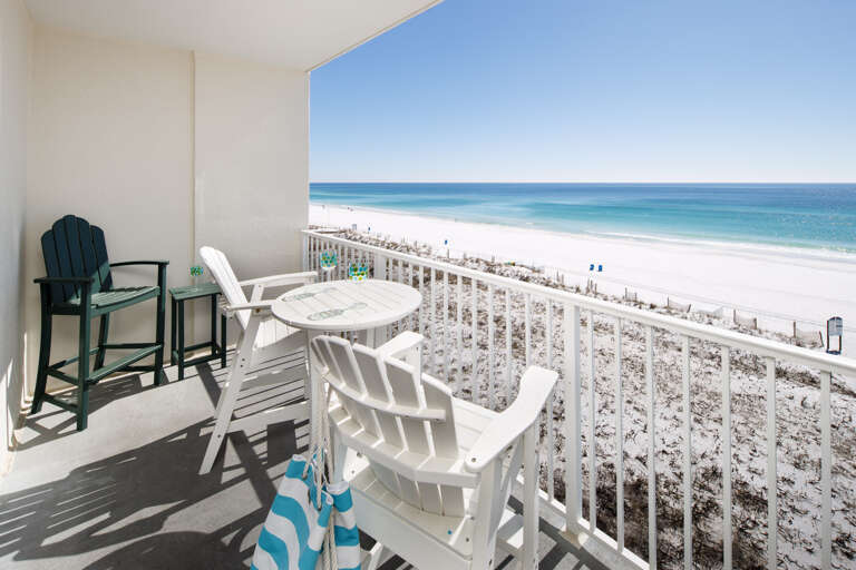 Enjoy the sunrise or sunset on your private balcony