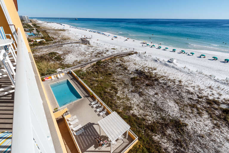 Watch your loved ones splash around in the pool 