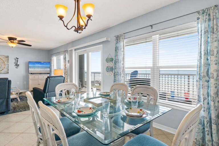 Enjoy a meal at the dining room table!