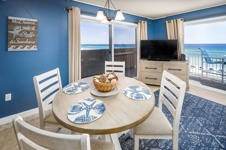 A wrap around balcony