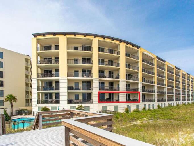 View of Bella Riva from the ocean side. 