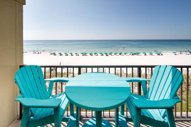 Enjoy wonderous views of the emerald coast!