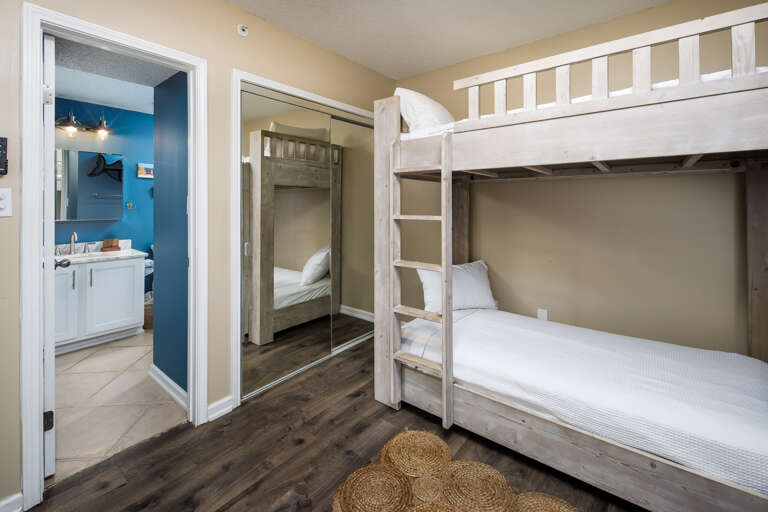 Guest Room with a View of the Guest Bathroom