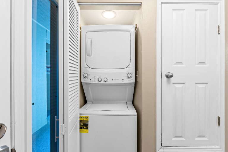 Washer and Dryer in Unit for all your family needs