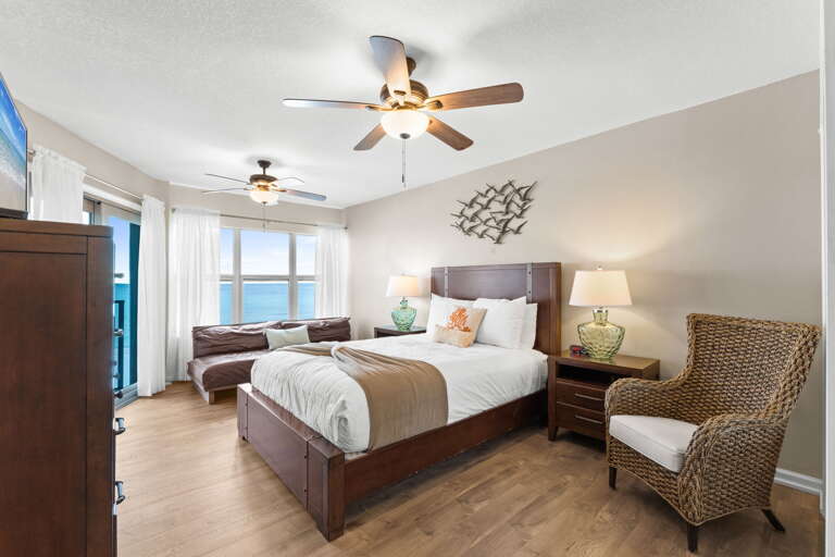 Spacious and airy Master Bedroom perfect for a peaceful and relaxing time