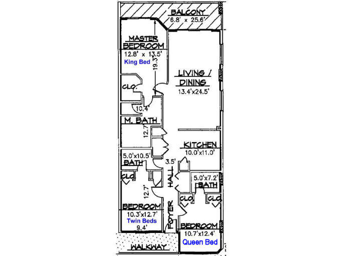 Plenty of room to enjoy your vacation. 