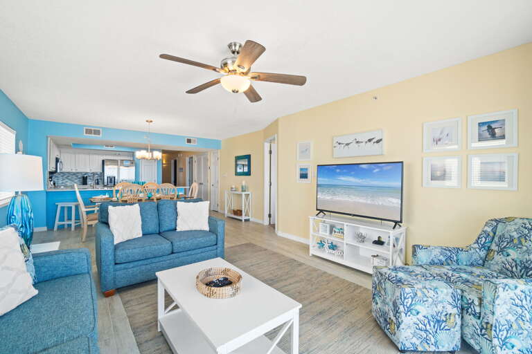 Living Room View - Ample Seating for All - perfect for families or a quick getaway with friends.