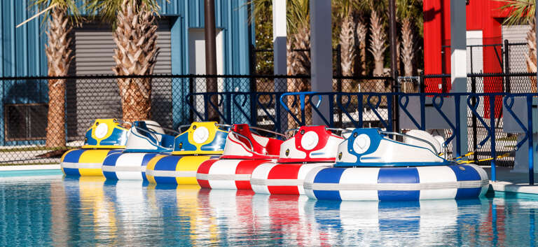 Track and bumper boat sections have been added to Adventure Zone.  Track and bumper boat sections have been added to Adventure Zone.