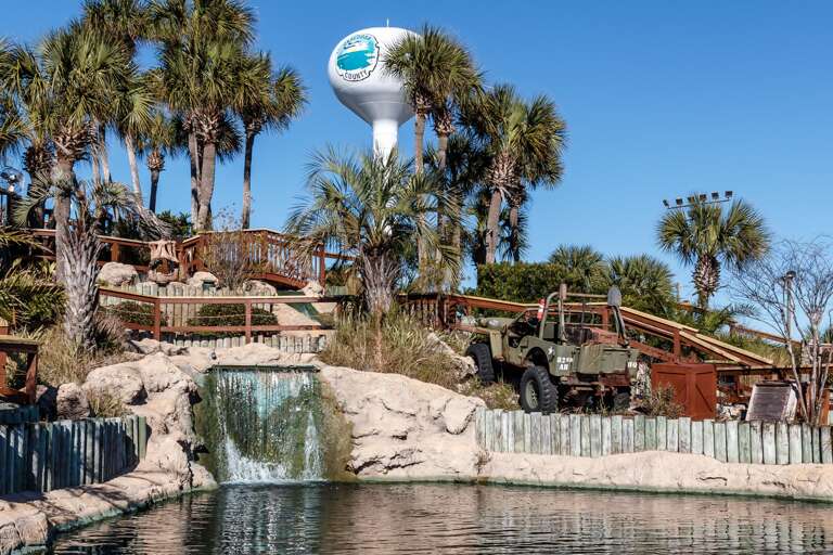 Mini gulf course is fun to visit.   Mini gulf course is fun to visit.