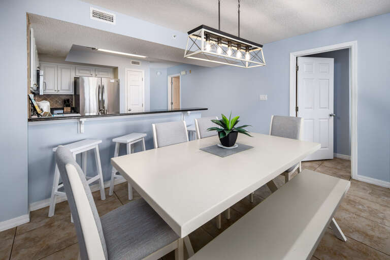 Enjoy your family meals or play board games at this table for 6.  Enjoy your family meals or play board games at this table for 6.