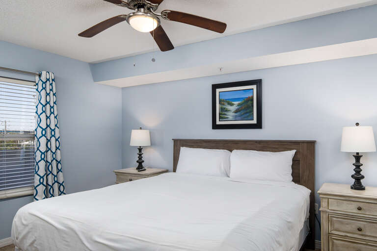 Sleep in comfort on this king size bed.  Sleep in comfort on this king size bed.
