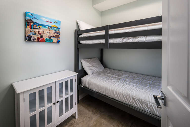 Bunk room is perfect for the kids