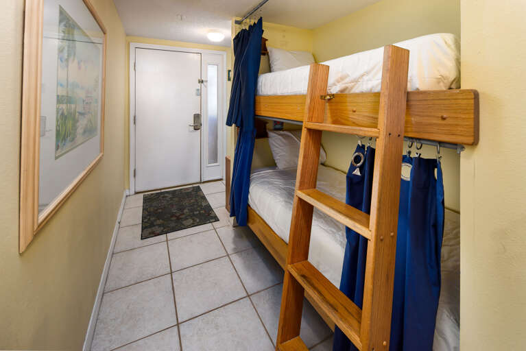 Even the youngest members of your party can have their own space in this beautiful condo