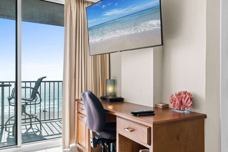 A desk for those that have work to do.