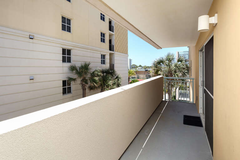 A corner unit with extra balcony space so you can take in the Gulf views from all different directions A corner unit with extra balcony space so you can take in the Gulf views from all different directions