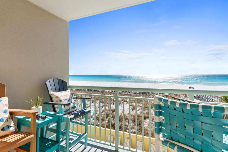 Gorgeous Gulf views from your private balcony!