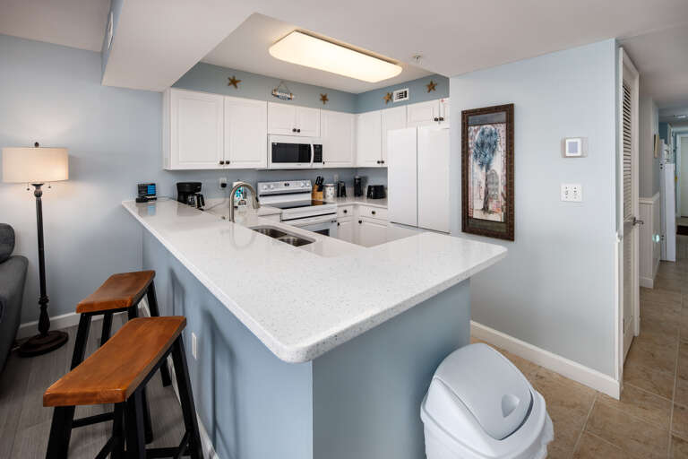 Enjoy a snack at the breakfast bar!