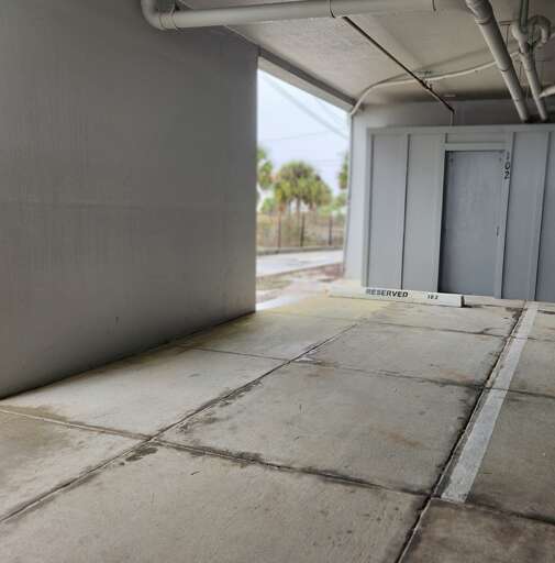 Your own parking space under the garage
