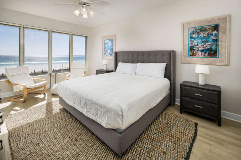 Wake up to views of the emerald coast!