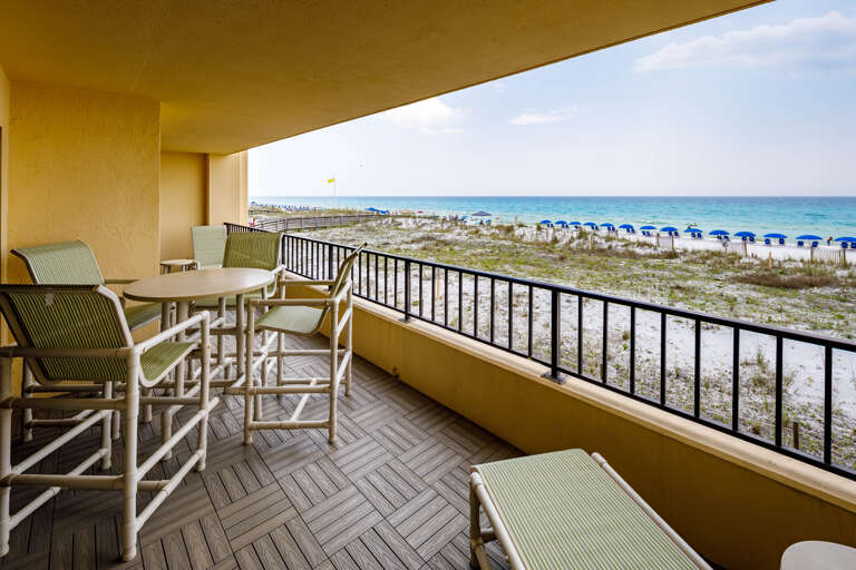 A huge balcony awaits 