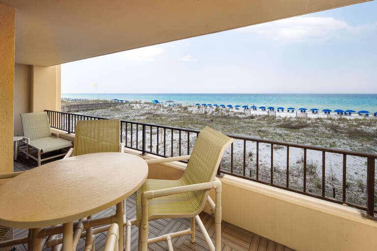 Take note of the balcony size, it's roomy while the property is cozy and intimate.