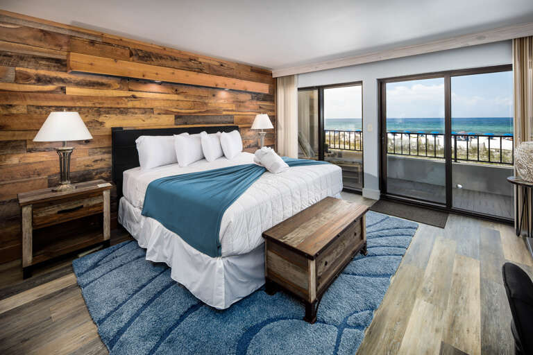 The master bedroom has balcony access - wake up to this!