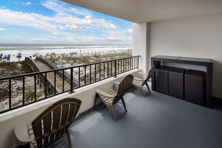 Take note of the balcony size, it's roomy while the property is cozy and intimate.