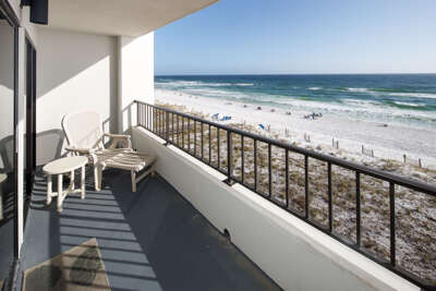 Directly from your private patio!