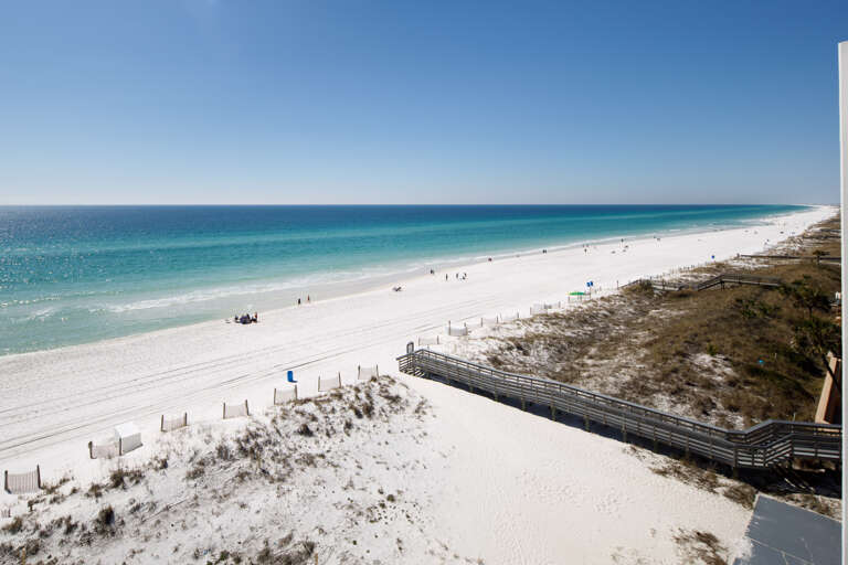 Balcony Views looking Westward - Pristine Emerald Waters and Sugar-White beaches await you!!