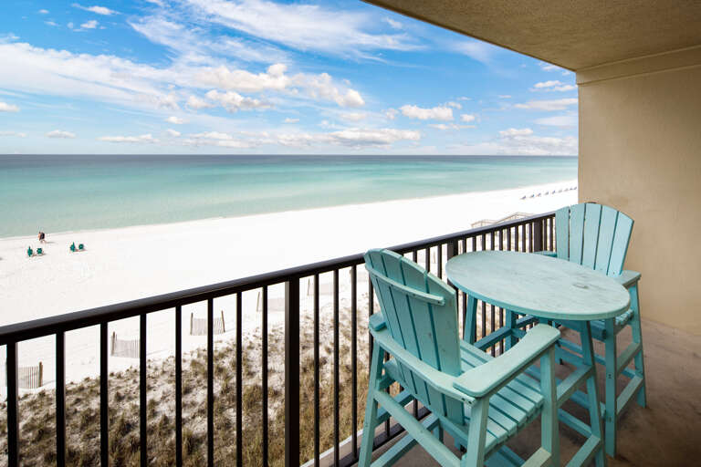 Everyone's favorite space is the beach front balcony!
