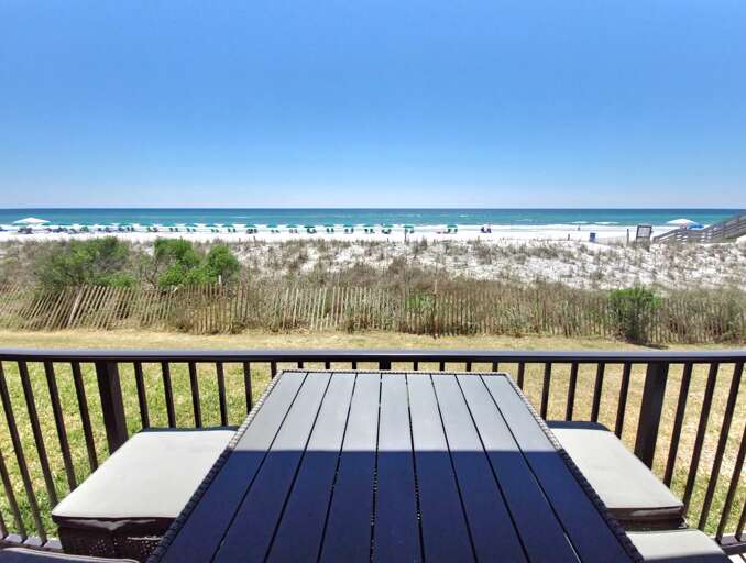 Bar height furniture! Sit back, relax and enjoy the view!