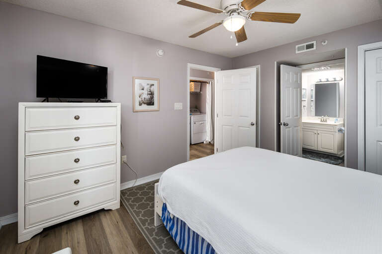 With a private bath.