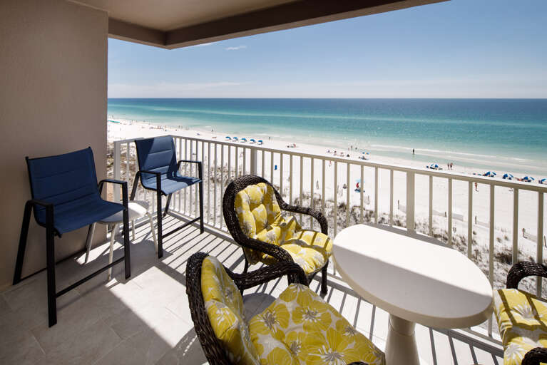 Balcony view looking East