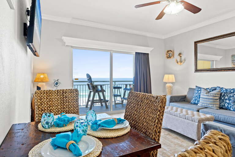 A gorgeous view from the dining area or living area