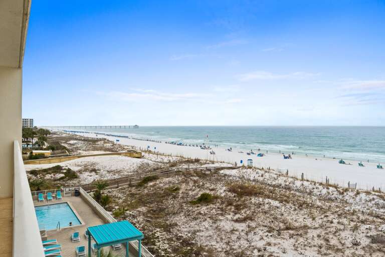 Enjoy wonderous views of the emerald coast!