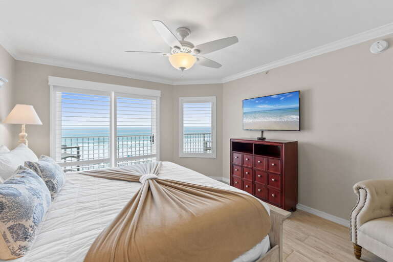 Views from this master bedroom are unbelievable!