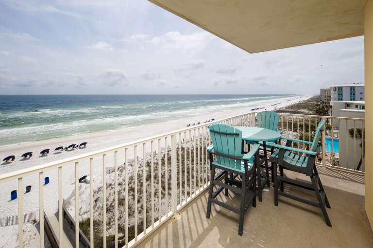 Tall furniture to see the gorgeous Gulf.